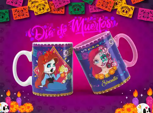 vectores plantilas DISNEY,DÍA DE MUERTOS,